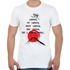 PRINTFASHION Vagyok - Haiku - Férfi póló - Fehér