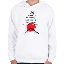 PRINTFASHION Vagyok - Haiku - Gyerek kapucnis pulóver - Fehér gyerek pulóver, kardigán