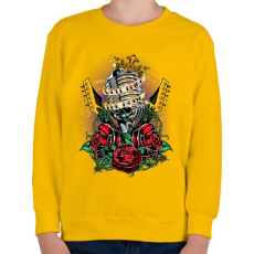 PRINTFASHION Valami zaj - Gyerek pulóver - Sárga