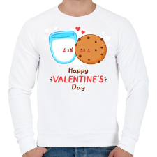 PRINTFASHION Valentin nap - Férfi pulóver - Fehér férfi pulóver, kardigán