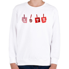 PRINTFASHION Valentin nap - Gyerek pulóver - Fehér gyerek pulóver, kardigán