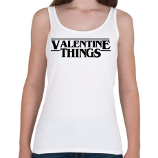 PRINTFASHION Valentine Things - Női atléta - Fehér
