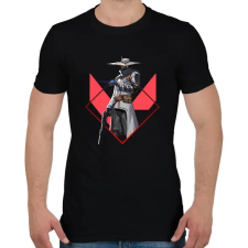 PRINTFASHION Valorant Cypher - Férfi póló - Fekete férfi póló