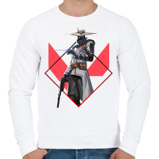 PRINTFASHION Valorant Cypher - Férfi pulóver - Fehér