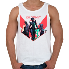 PRINTFASHION Valorant - Férfi atléta - Fehér atléta, trikó