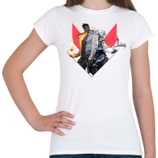 PRINTFASHION Valorant - Női póló - Fehér női póló