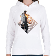 PRINTFASHION Valorant Phoenix - Női kapucnis pulóver - Fehér női pulóver, kardigán