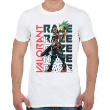 PRINTFASHION valorant raze - Férfi póló - Fehér férfi póló
