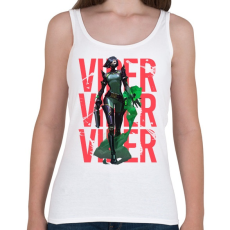 PRINTFASHION Valorant Viper - Női atléta - Fehér