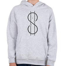 PRINTFASHION Válság 2 - Gyerek kapucnis pulóver - Sport szürke gyerek pulóver, kardigán