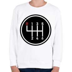 PRINTFASHION Váltóbox - Gyerek pulóver - Fehér