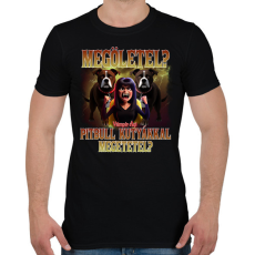 PRINTFASHION Vámpír Ági - Férfi póló - Fekete