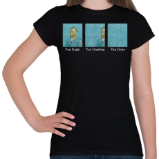 PRINTFASHION Van Gogh - Női póló - Fekete