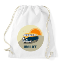 PRINTFASHION Van life 1 - Sportzsák, Tornazsák - Fehér tornazsák
