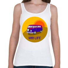 PRINTFASHION Van life 3 - Női atléta - Fehér