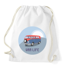 PRINTFASHION Van life 5 - Sportzsák, Tornazsák - Fehér tornazsák