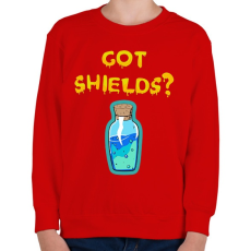 PRINTFASHION Van Shielded?  - Gyerek pulóver - Piros