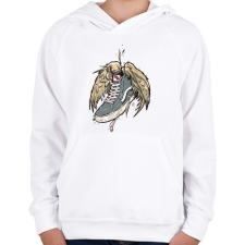 PRINTFASHION vanspng - Gyerek kapucnis pulóver - Fehér gyerek pulóver, kardigán