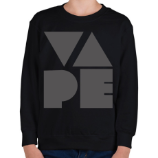 PRINTFASHION VAPE - Gyerek pulóver - Fekete