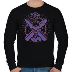 PRINTFASHION Vape zone - Férfi pulóver - Fekete