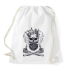 PRINTFASHION Vaper koponya - Sportzsák, Tornazsák - Fehér