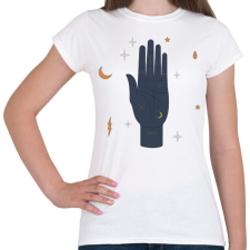 PRINTFASHION Varázs kéz - Női póló - Fehér női póló