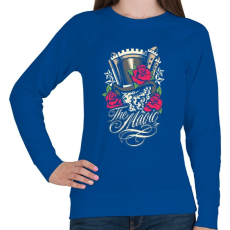 PRINTFASHION Varázslat - Női pulóver - Királykék