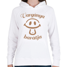 PRINTFASHION Vargánya barátja gombász póló gyerekeknek - Női kapucnis pulóver - Fehér női póló