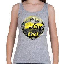 PRINTFASHION Városi élet - Női atléta - Sport szürke női trikó