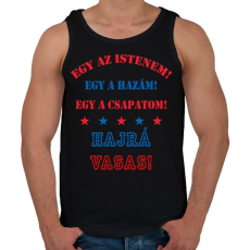 PRINTFASHION Vasas - Férfi atléta - Fekete