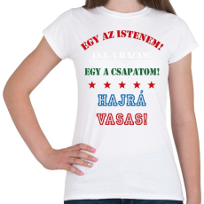PRINTFASHION Vasas - Női póló - Fehér