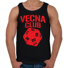 PRINTFASHION Vecna Club - Férfi atléta - Fekete