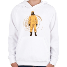 PRINTFASHION Védőfelszerelés - Gyerek kapucnis pulóver - Fehér gyerek pulóver, kardigán