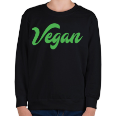 PRINTFASHION vegan - Gyerek pulóver - Fekete