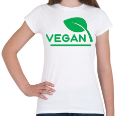 PRINTFASHION Vegán - Női póló - Fehér