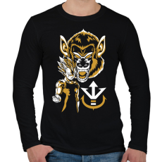 PRINTFASHION VEGETA 1 - Férfi hosszú ujjú póló - Fekete