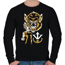 PRINTFASHION VEGETA 1 - Férfi pulóver - Fekete