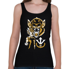 PRINTFASHION VEGETA 1 - Női atléta - Fekete női trikó