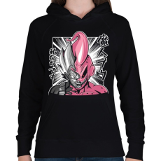 PRINTFASHION Vegeta Buu fusion - Női kapucnis pulóver - Fekete