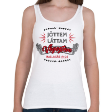 PRINTFASHION Végeztem - Dátummal - Női atléta - Fehér