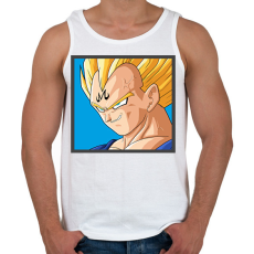 PRINTFASHION Vegita - Férfi atléta - Fehér