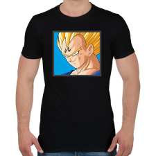 PRINTFASHION Vegita - Férfi póló - Fekete férfi póló