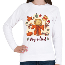 PRINTFASHION Végre ősz - Női pulóver - Fehér