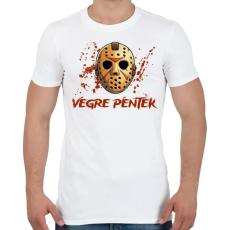PRINTFASHION Végre péntek - Férfi póló - Fehér
