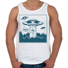 PRINTFASHION Végre - UFO - Férfi atléta - Fehér atléta, trikó