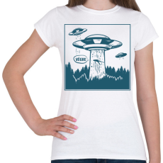 PRINTFASHION Végre - UFO - Női póló - Fehér