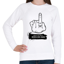 PRINTFASHION Velem ne szórakozz! Menyasszony vagyok! - lánybúcsús ajándék - Női pulóver - Fehér női pulóver, kardigán