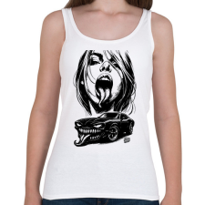 PRINTFASHION Venom's - Női atléta - Fehér női trikó