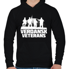 PRINTFASHION Verdansk Veterans - Férfi kapucnis pulóver - Fekete