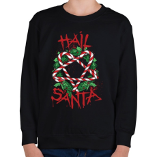 PRINTFASHION Véres karácsony - Gyerek pulóver - Fekete